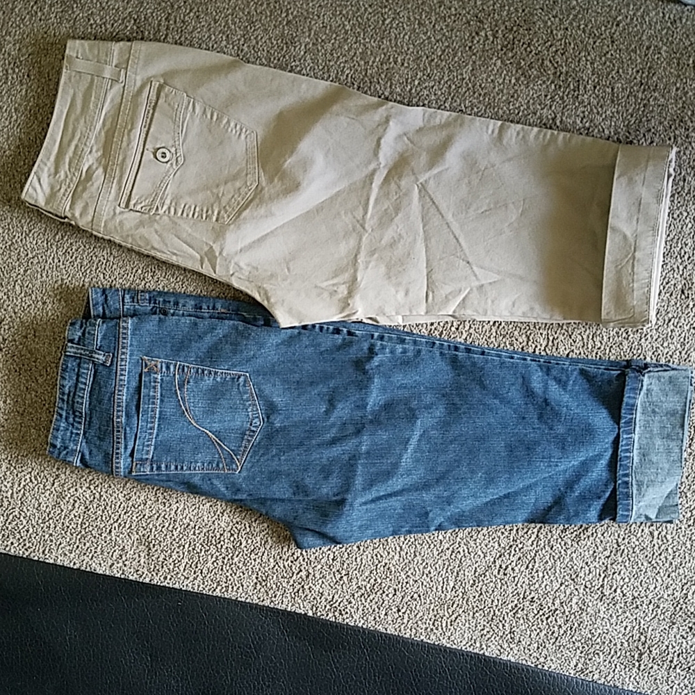 lot of two capris